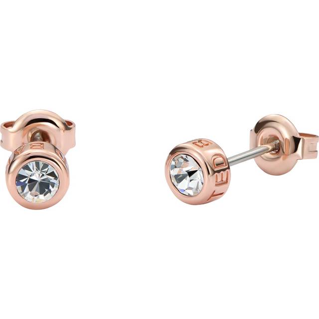 Ted Baker Sinaa Rose Gold Tone Mini Crystal Stud Earrings TBJ3124-24-02
