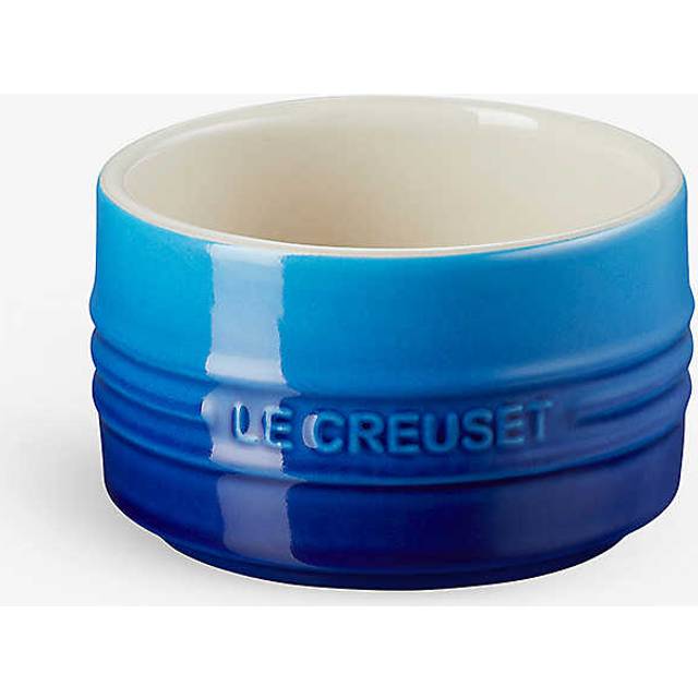 Le Creuset Azure Blue Stoneware Stackable Ramekin 9cm - AZURE BLUE