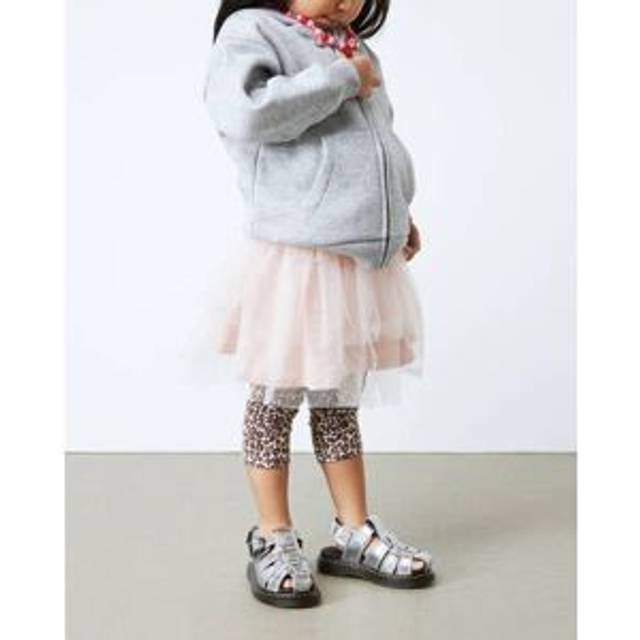Dr. Martens Silver Caarys Girls Toddler Sandals