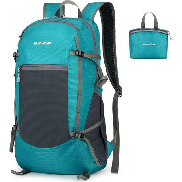 Lightweight Foldable Backpack Water-resistant Packable Travel Backpack Daypack for Men and Women lake blue