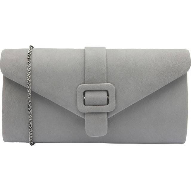 Lotus Aletta Womens Clutch Bag Colour: Grey Suede, Size: One Size