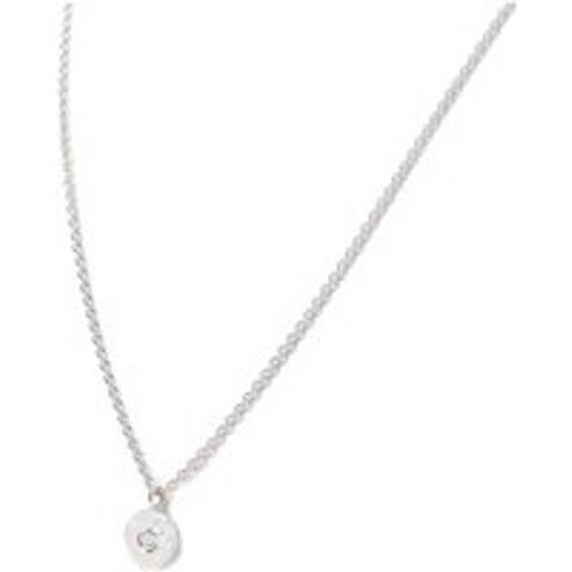 Womens Preloved Return to Tiffany Heart Tag Necklace Wo - Silver - Grey - One Size