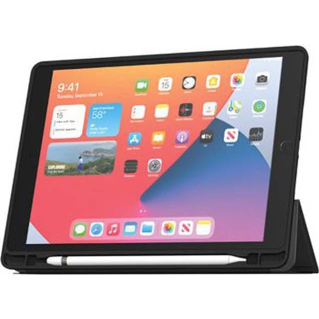 Mw case for ipad 10.2 inch folio slimskin series with pencil holder