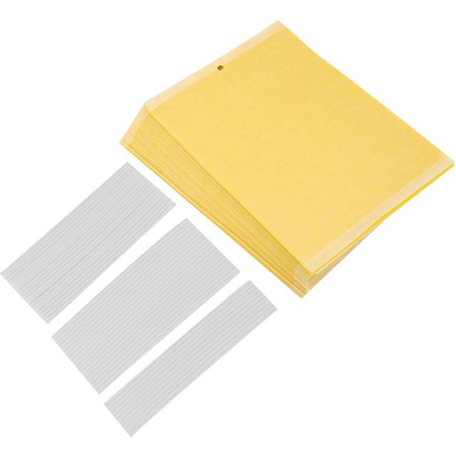 50Pcs Double sided Mosquito Glue Board Traps Pest Sticky Board Fly Insects Catcher Killer