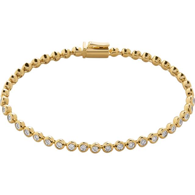 Monica Vinader Lab Grown Diamond Essential Tennis Bracelet