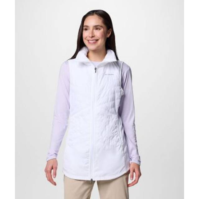 Columbia Women's Mix It Around Long Vest II- - White (XXL)
