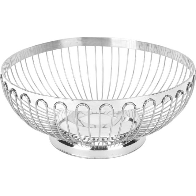 Stainless Steel Fruit Basket Multipurpose Decorative Mirror Polished Large Capacity Fruit Bowl for L