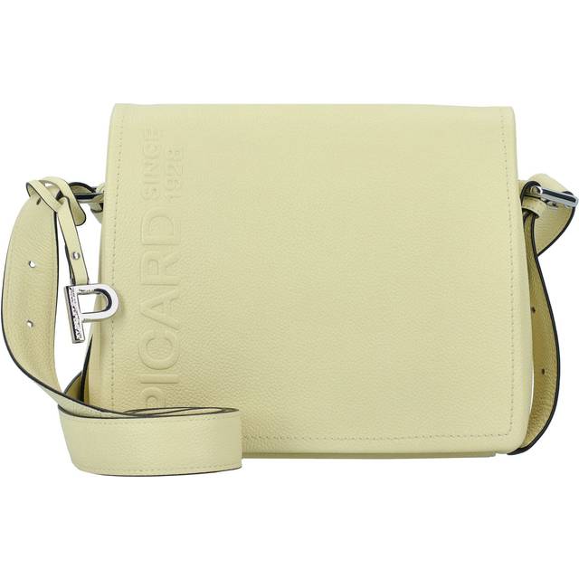 Picard Zoom Shoulder bag Leather 23 cm yellow