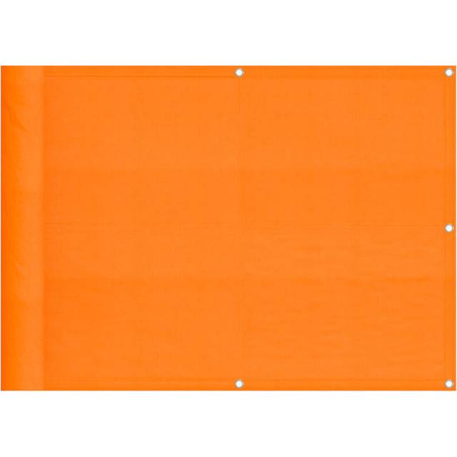 vidaXL Balcony Screen Orange 75x700 cm 100% Polyester Oxford - orange