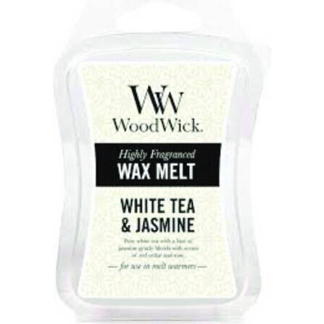 Woodwick Wax Melt White Tea & Jasmine 22.7g - Pack of 3