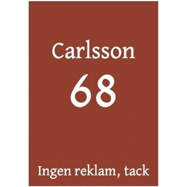 Skylt till Flexbox postlåda Röd - NCS S 4050-Y80R