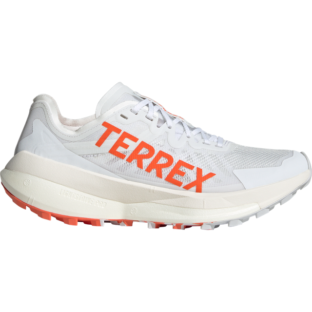 adidas Terrex Agravic Speed - Trailrunningskor - Dam FTWR White / Impact Orange / Dash Grey 40.2/3