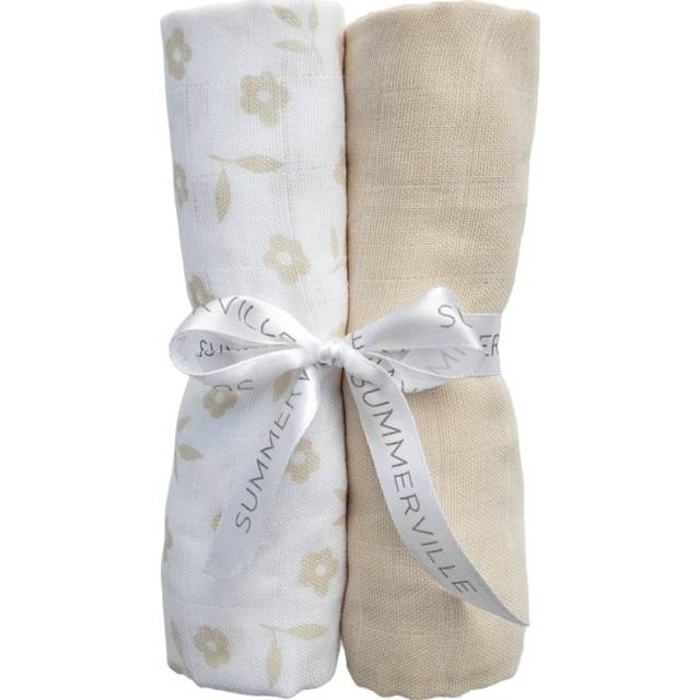 Summerville Organic Muslinfilt Petal Sandshell 2-pack