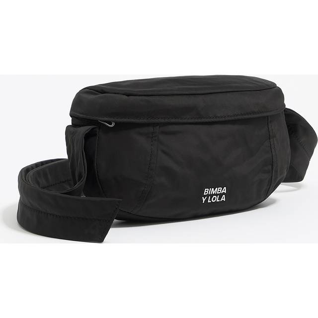 Small black nylon bumbag - BLACK - UN