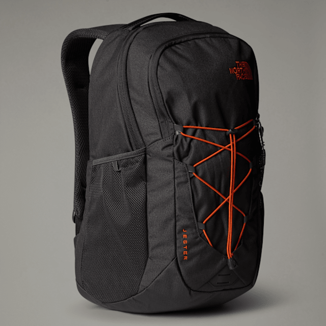 The North Face Jester Backpack Tnf Dark Grey Heather-persian Orange - Npf One Size male - TNF Dark Grey Heather-Persian Orange - N (One Size)