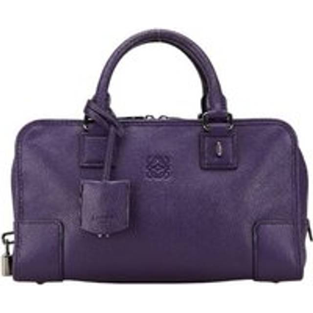 Preloved Hammock Small Leather Handbag Women - Purple - One Size