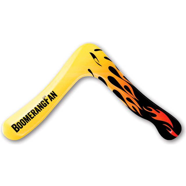 Right-handed boomerang BoomerangFan Fire - Jaune - One size