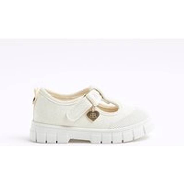River Island Mini Girls Cream Mary Jane Shoes - c9