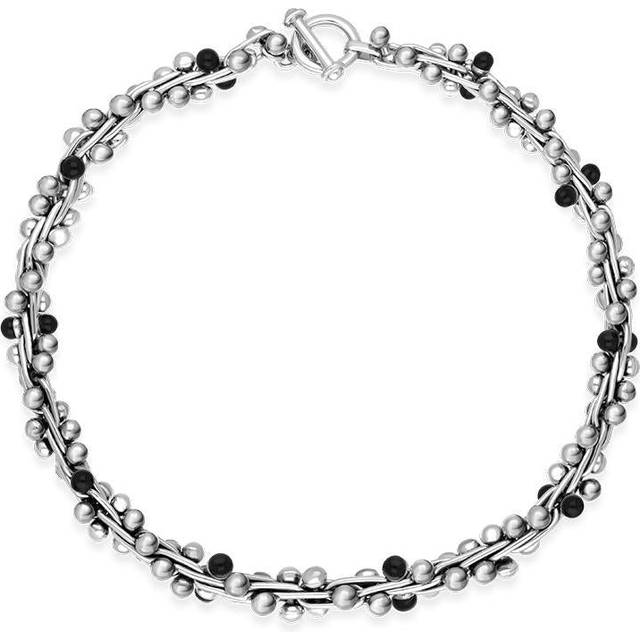 Sterling Silver Whitby Jet Berry Necklace