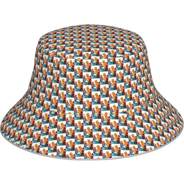(Bear In The Big Blue House_4132) Bucket Hat Reversible Reflective for Men Women - UV50+ Sun Protection Double-Sided Fishing Hat with 360 Safety Strip