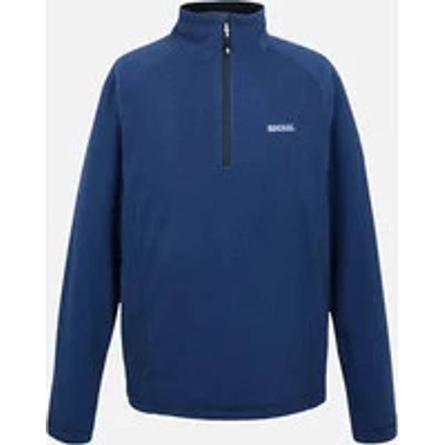 (XL, Olympian Blue/Navy) Regatta Great Outdoors Mens Montes Funnel Neck Fleece Jumper