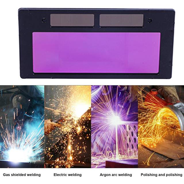 Solar Auto Darkening Welding Mask Lens Welding Helmet Face Shield Lens Automatic Darkening Lens for black