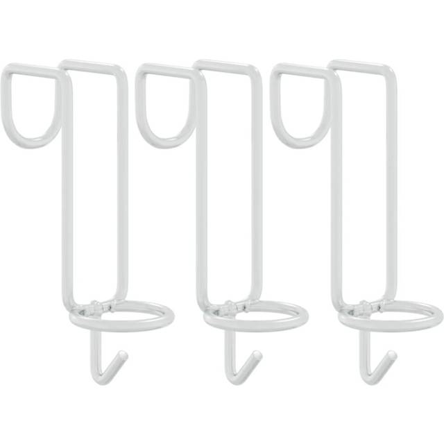 vidaXL Bucket Hook Portable Silver Galvanised Steel