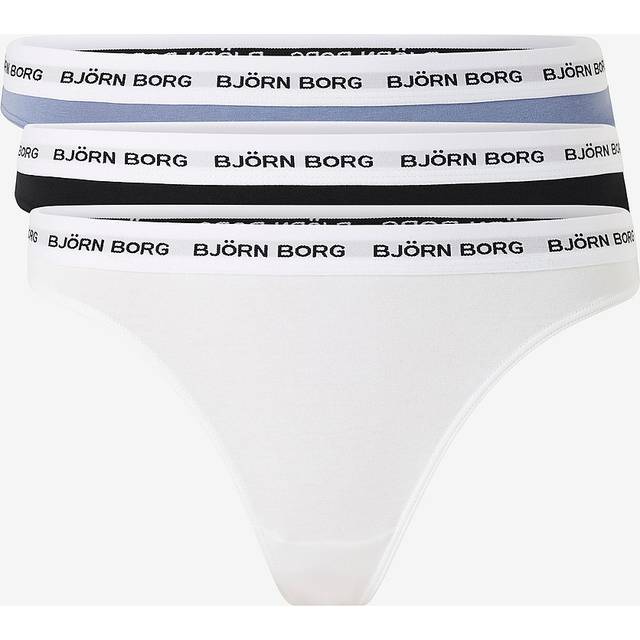 Björn Borg - Stringtrosa Logo 3-pack - Flerfärgad