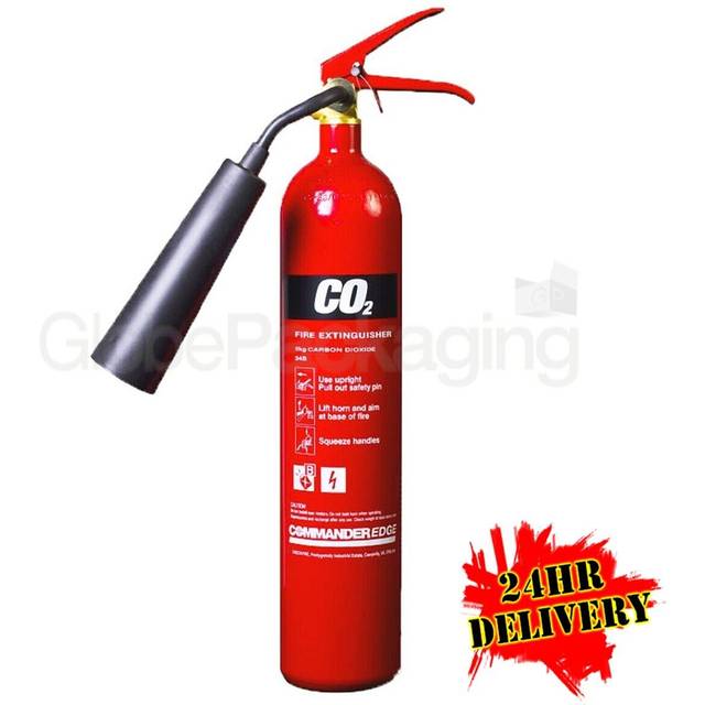 2kg co2 carbon dioxide fire extinguisher warehouse office workshop 24hr del