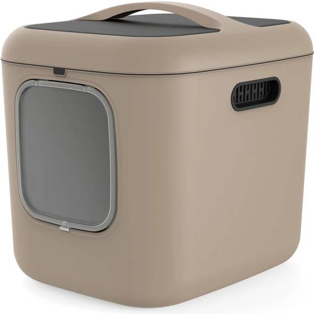 Rotho MyPet Biala Kattl&aring;da med Tak XL Cappuccino