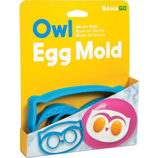 GAMAGO Owl Breakfast Mold - Cute Shaped Egg Mold for Eggs Pancakes Chococlate Candy and More - 100% Silicone
