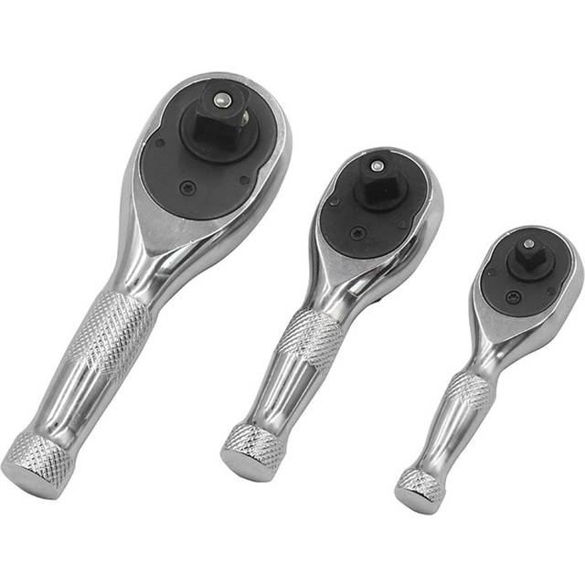 12 38 14 Inch Drive Stubby Ratchet Flex Head Ratchet Set Mini Stubby Ratchet Wrench Set 72 Tooth 3 Pcs
