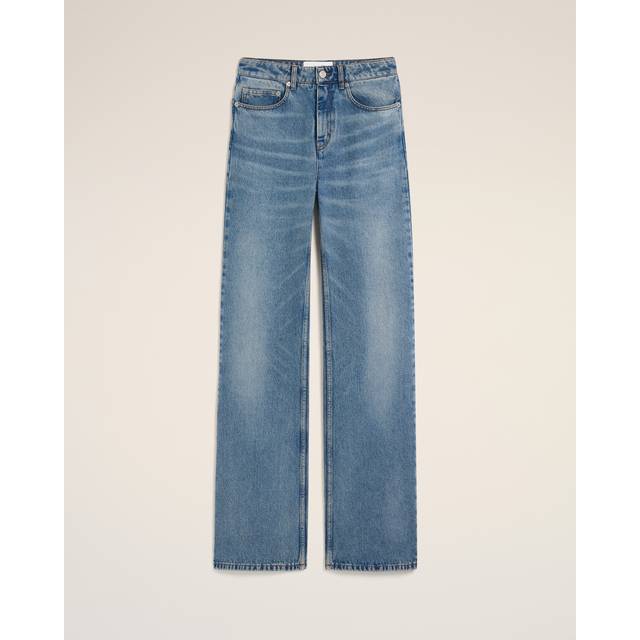 AMI Paris Blue Cotton Flare Fit Jeans - USED BLUE/480 - WAIST US 30
