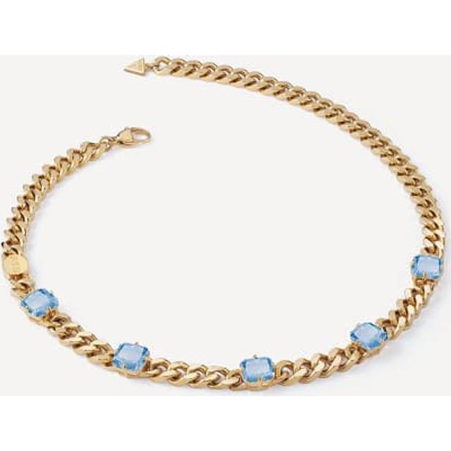 Guess Flashing Lights Necklace - Gold - T/U