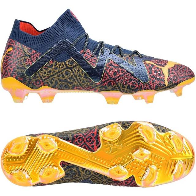 PUMA X Unisport Future Ultimate FG/AG Dream Factory - Persian Blue/Tangerine/Eldorkidé LIMITED EDITION - ['Blå'] (41)