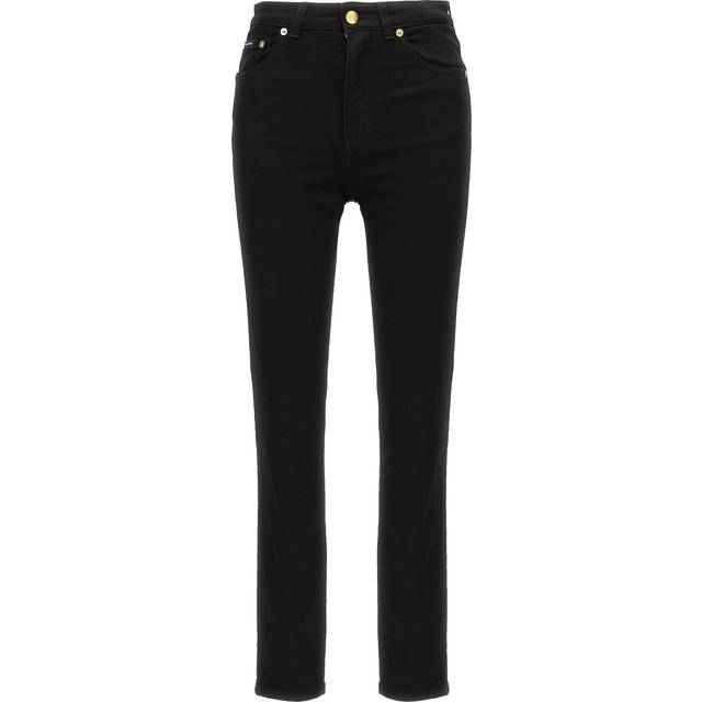 Dolce & Gabbana-Five-Pocket Jeans Nero-Donna - Black - 46IT