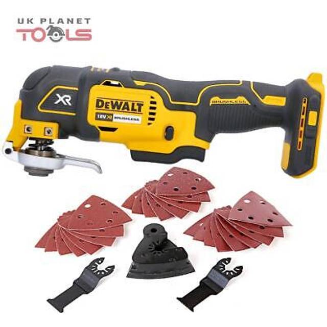 Dewalt brushless oscillating multi tool with accessory 18v xr dcs355n-xj