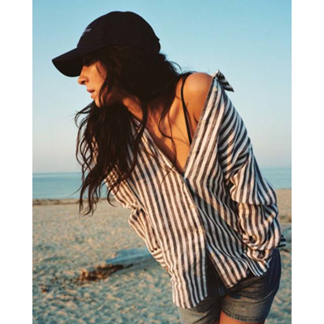 GANT Women Relaxed Fit Striped Linen Shirt (34)