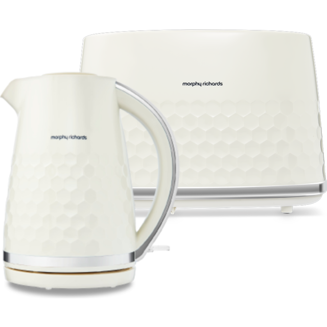 Morphy Richards Hive Kettle And Toaster Set In Cream - One Size