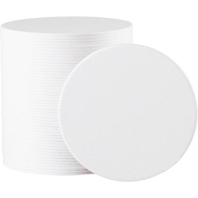 Matsuyama Paper Coaster White Round 500 sheets 90/2mm white