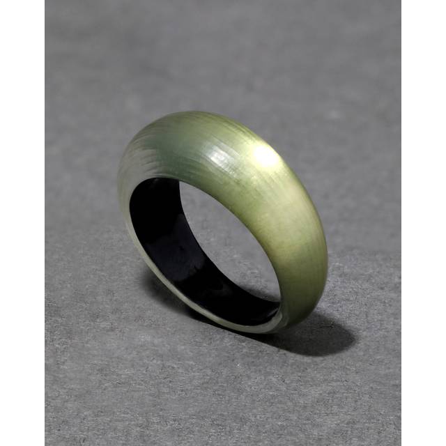 Alexis Bittar Luminous Lucite Tapered Ring- in Sage Size 8 | Statement Jewelry from Alexis Bittar (8)