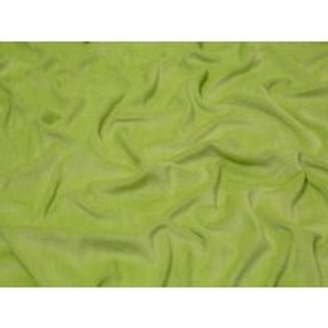 Minerva Core Range Cotton Velour Stretch Knit Fabric Grass