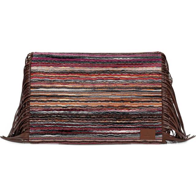 Missoni - fringed clutch bag - women - Leather/Fabric - One Size - Brown
