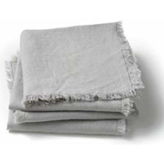 Set of 4 Yastigi 100% Washed Linen Napkins - Icelandic Grey - PACK OF 4