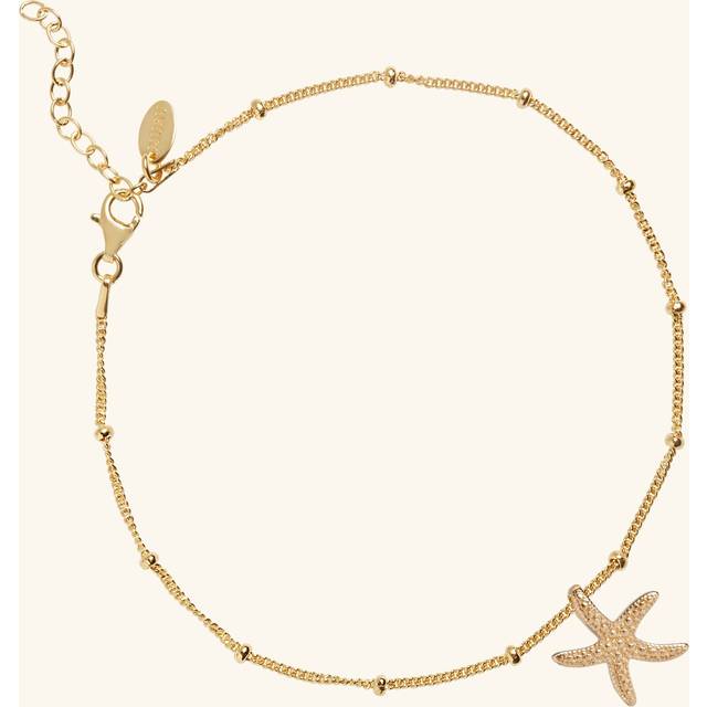 Starfish Anklet Gold