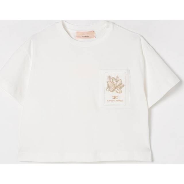 T-Shirt ELISABETTA FRANCHI LA MIA BAMBINA Kids color Yellow Cream - 12+