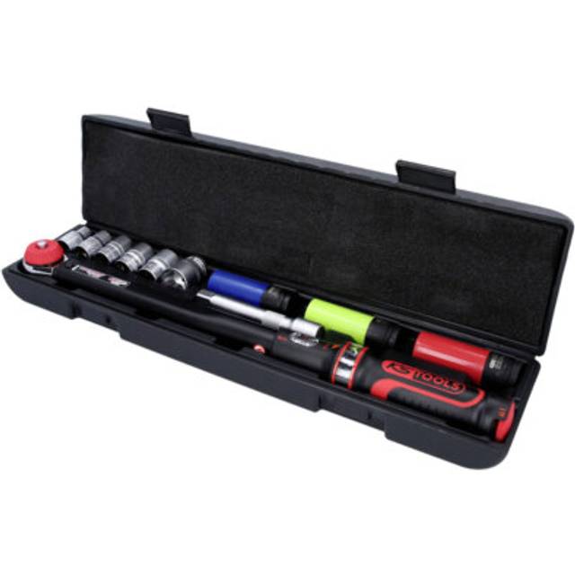 Ks tools 516.2400 1/2"ergotorqueprecision torque wrench set, 20-200nm, 11 pcs