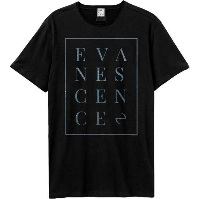 (XXL, Black) Amplified Unisex Adult Block Evanescence T-Shirt
