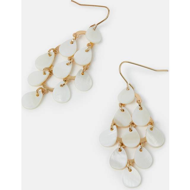 Teardrop Pearl Chandelier Earrings - Accessorize - Multicolour - One Size