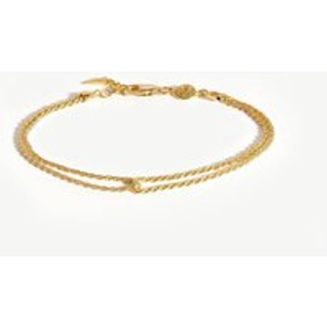 Double Rope Bracelet | 18ct Gold Vermeil